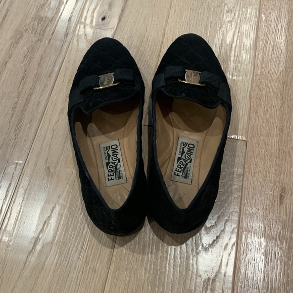 Ferragamo quilted smoking slippers size 8 - Picture 3 of 4